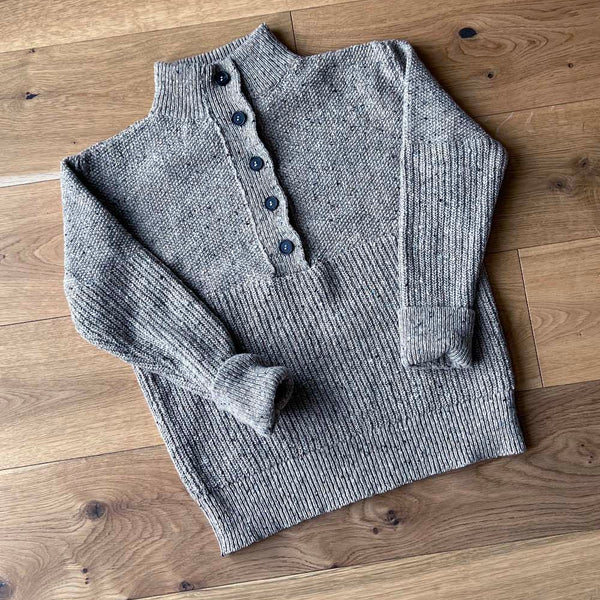 Roberta Tweed Henley Sweater – Lana Dorada